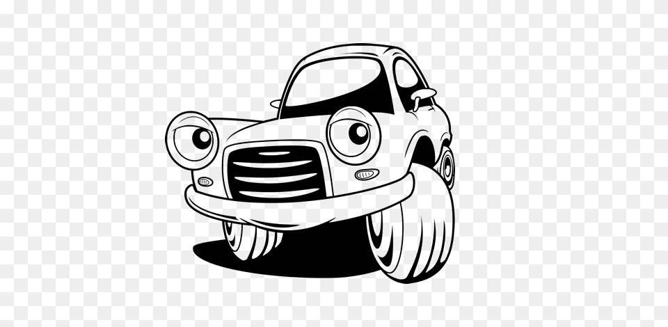 Imagem De Carro Em, Stencil, Art, Drawing Free Png Download