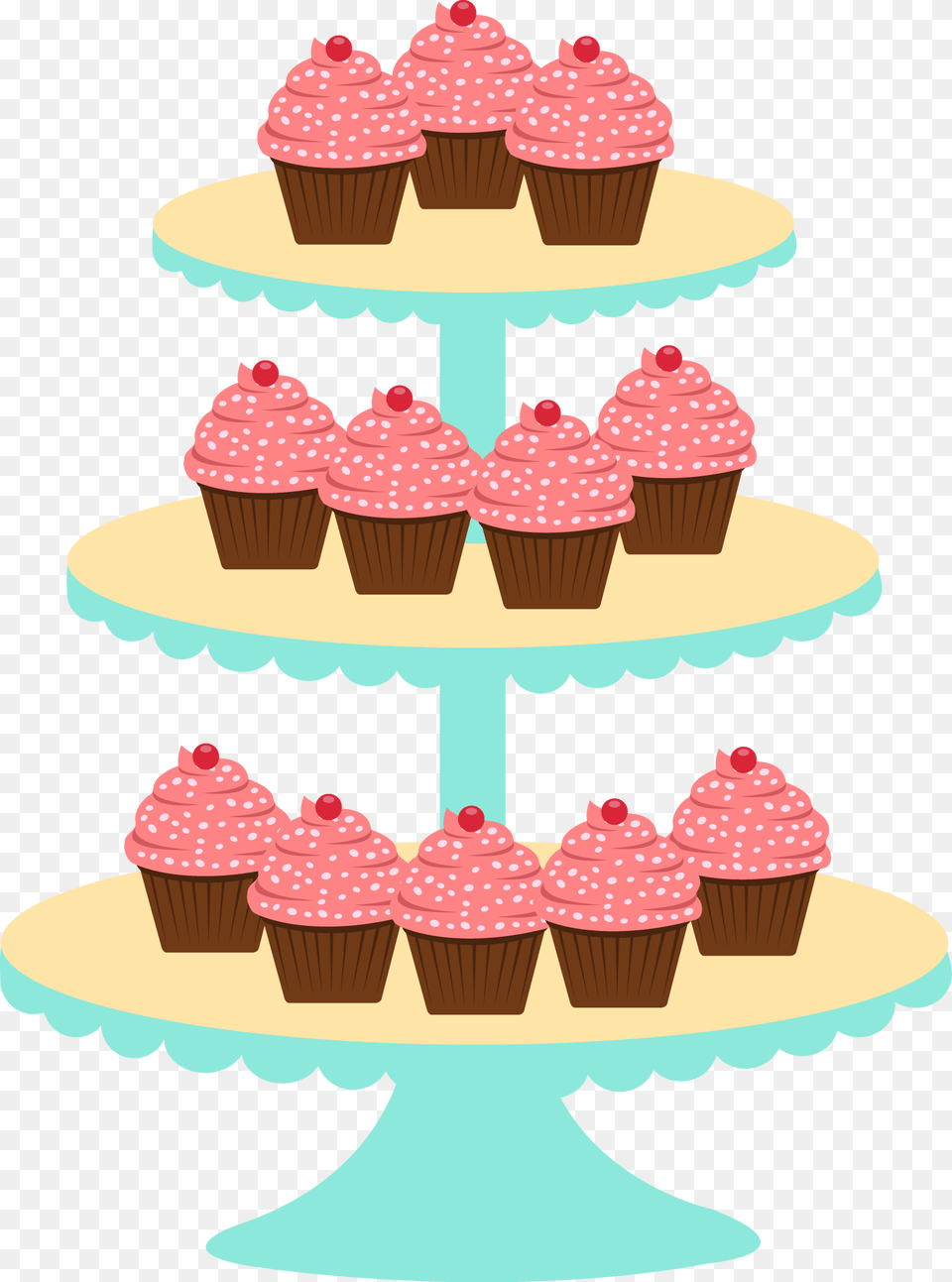 Imagem De Confeitaria, Birthday Cake, Cake, Cream, Cupcake Free Png