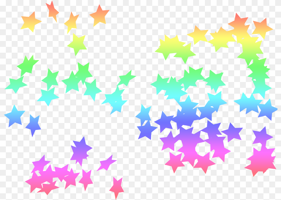 Imagem De Estrelas Coloridas Em Estrelas, Confetti, Paper, Person, Pattern Png