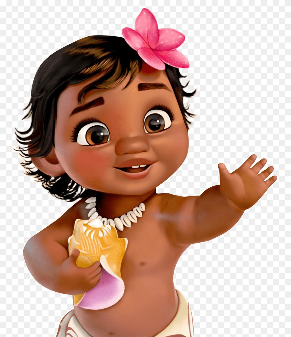Imagem De Personagens Moana Moana Baby, Person, Doll, Toy, Face Png
