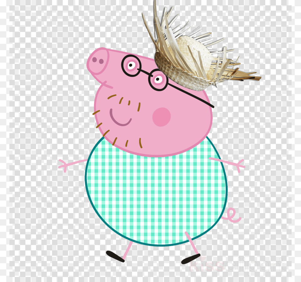 Imagem Papai Pig Clipart Daddy Pig George Pig Mummy Silk Without Background, People, Person, Pattern Free Transparent Png