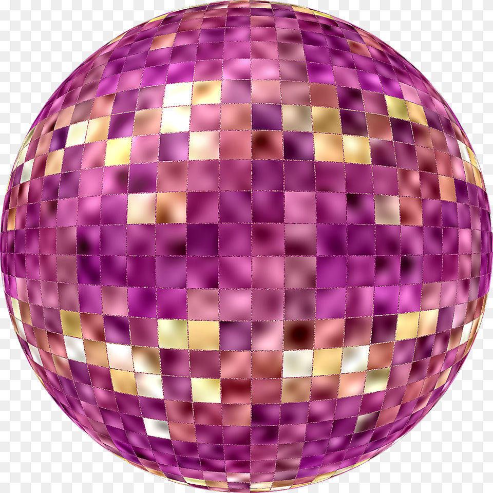 Imagen Bola De Luz De Discoteca Em, Purple, Sphere, Balloon, Pattern Png Image