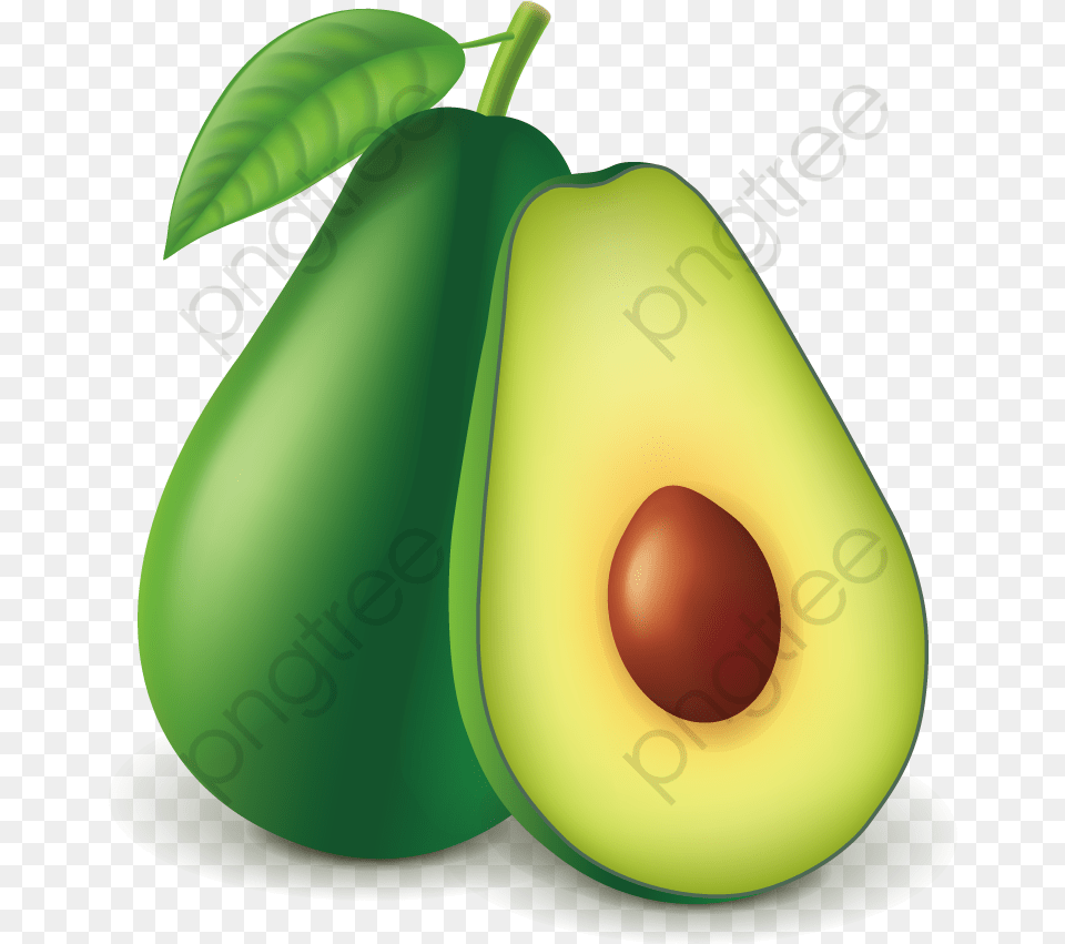 Imagen De Aguacate Animada, Avocado, Food, Fruit, Plant Free Png