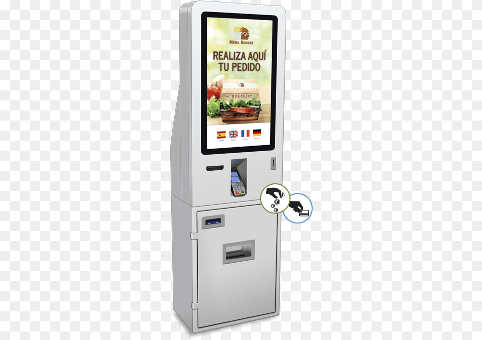 Imagen De Un T Quiosk Modelo Kiosco Con Lector De Barras, Kiosk, Machine Png Image