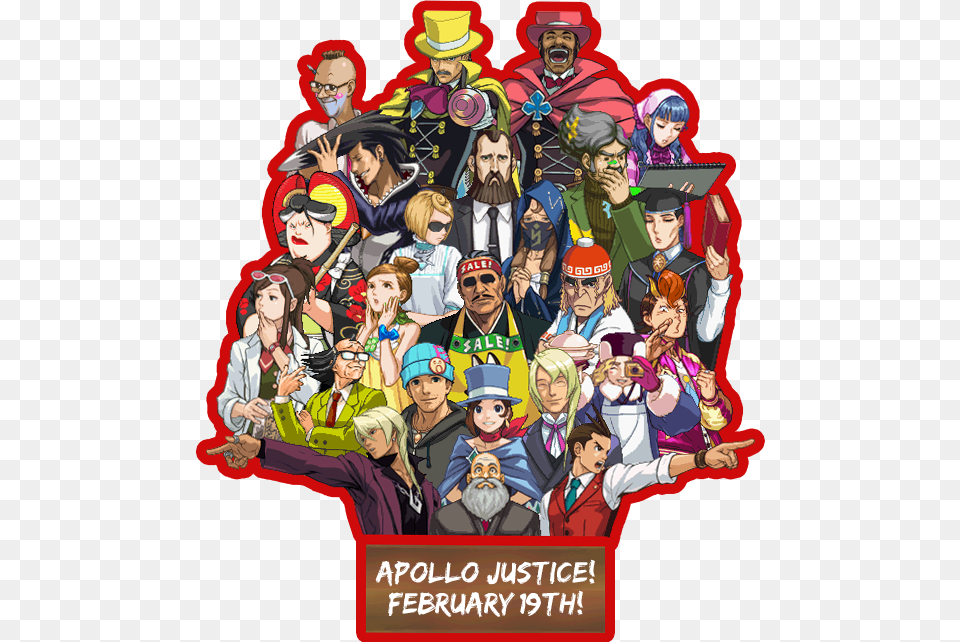 Imagen Enviada Apollo Justice Ace Attorney, Publication, Book, Comics, Art Png