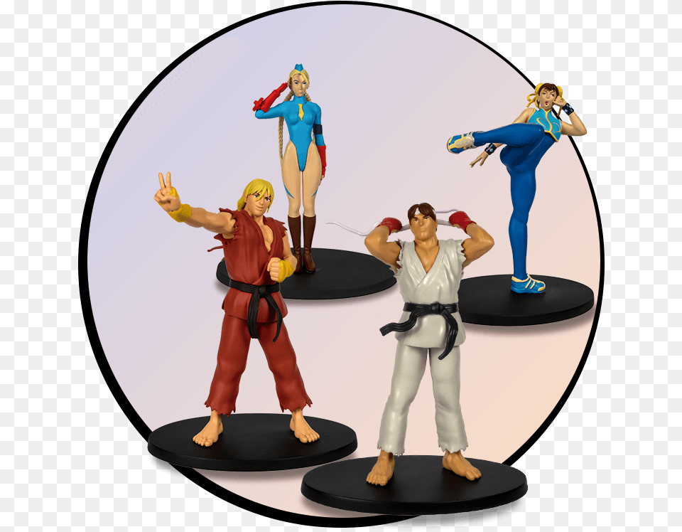 Imagen Figurine Altaya Street Fighter, Adult, Female, Person, Woman Free Png