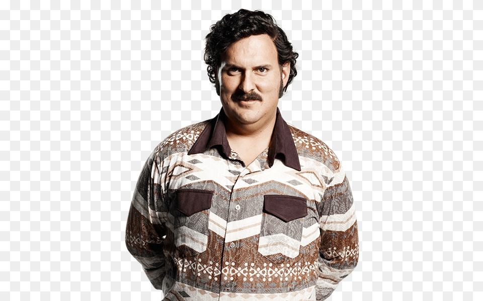 Imagen Pablo Escobar, Adult, Shirt, Portrait, Photography Png Image