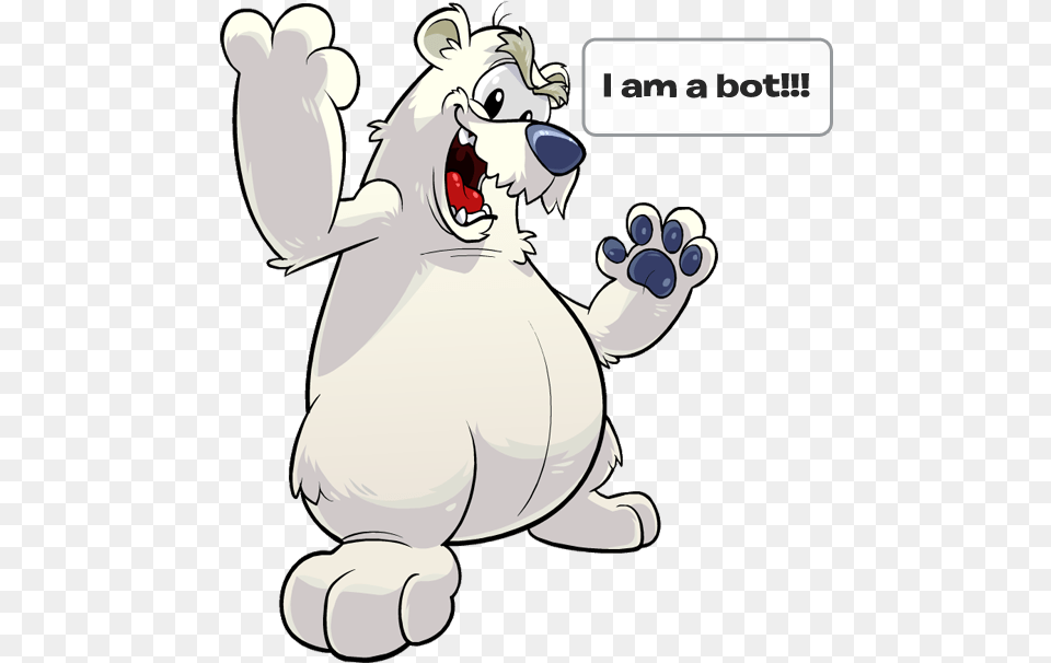 Imagen Random Que Representa A Los Bots De Manera Random Cartoon Polar Bear, Electronics, Hardware, Baby, Book Free Transparent Png