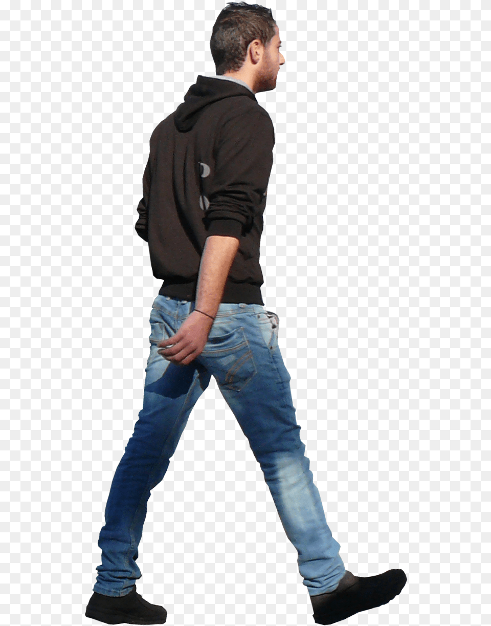 Imagenatives 0029 Man Walking Cutout Persona Caminando, Jeans, Clothing, Pants, Person Free Png Download