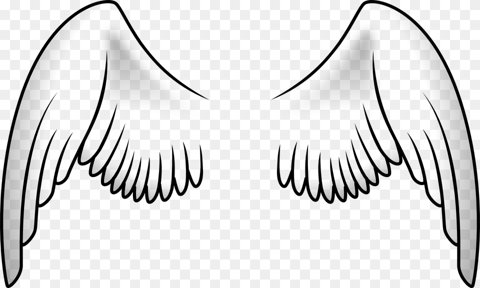 Imagenes De Alas De Angel Angel Wings Cartoon, Gray Free Png Download