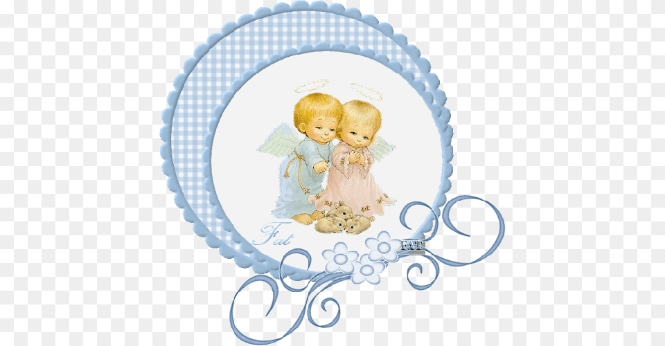 Imagenes De Angelitos Angels, Baby, Person, Plate, Toy Free Png Download