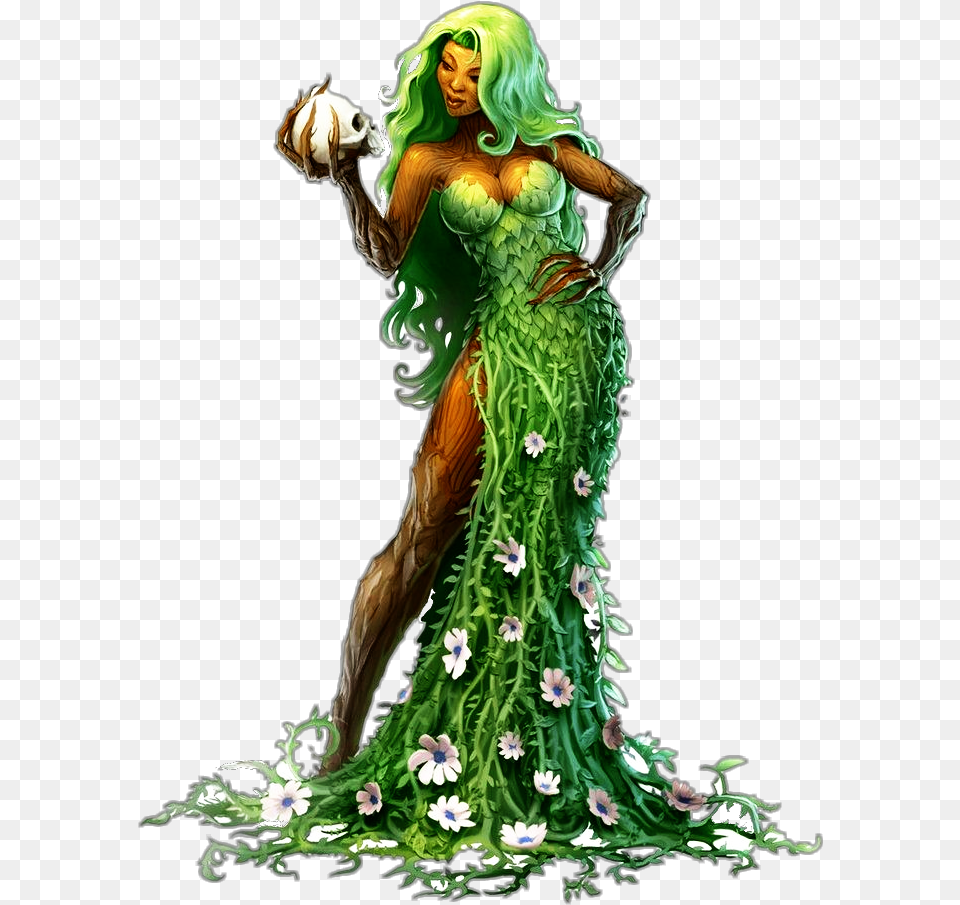 Imagenes De La Madre Monte Evil Dryad, Green, Figurine, Elf, Adult Png Image