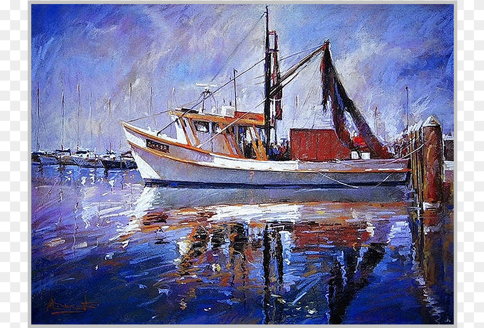 Imagenes De Las Obras Del Pintor Portugus Antonio Art, Water, Vehicle, Transportation, Sailboat Png Image