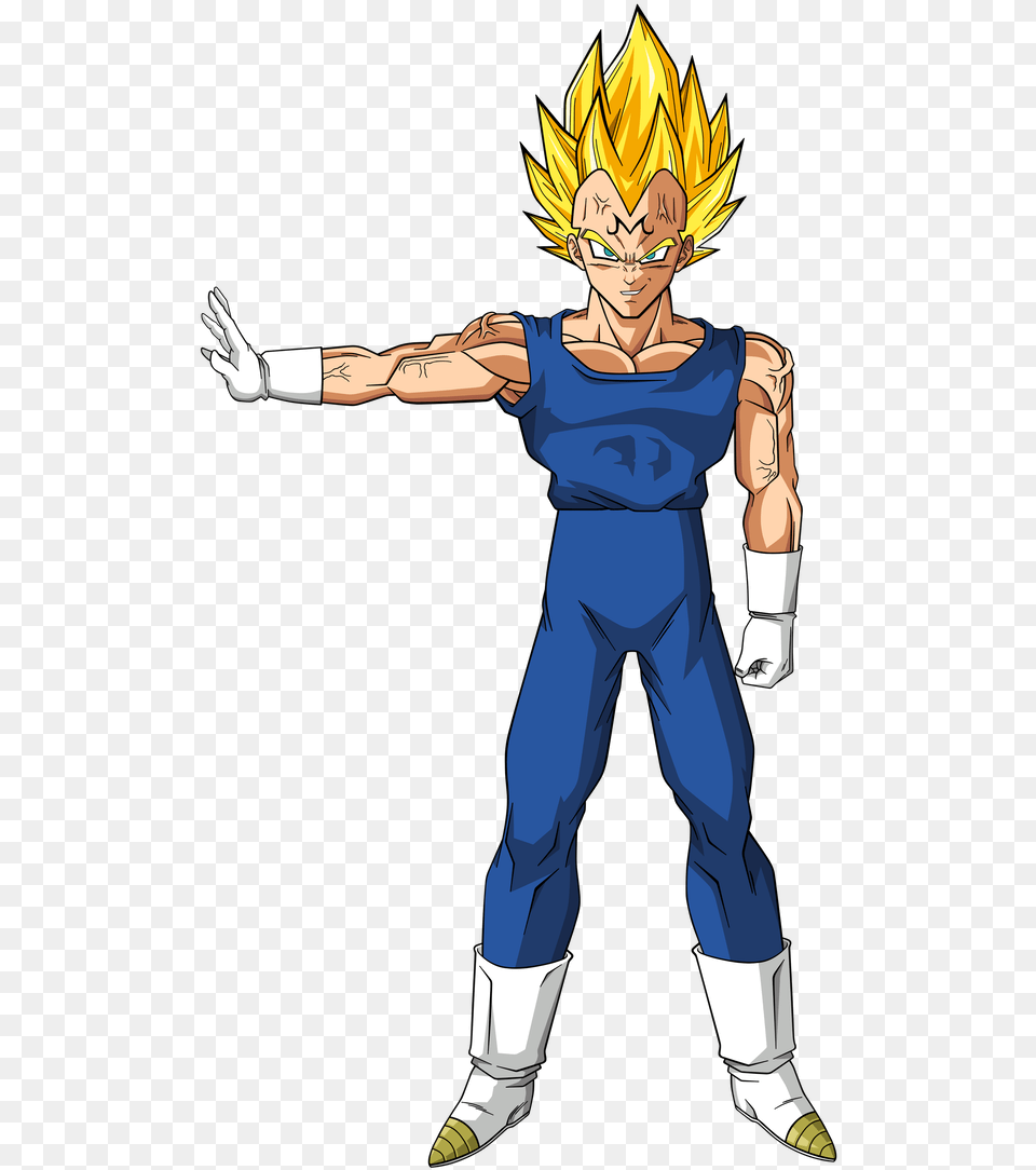 Imagenes De Majin Vegeta Majin Vegeta Full Body, Book, Comics, Publication, Person Free Png