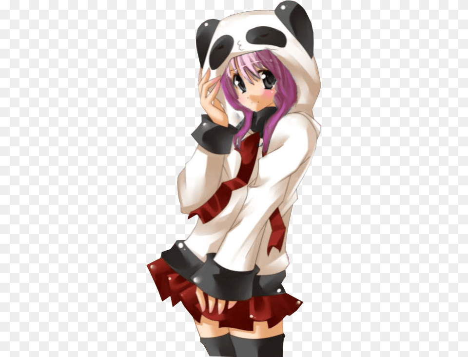 Imagenes De Ninas Anime Con Pandas, Book, Comics, Publication, Manga Free Png Download