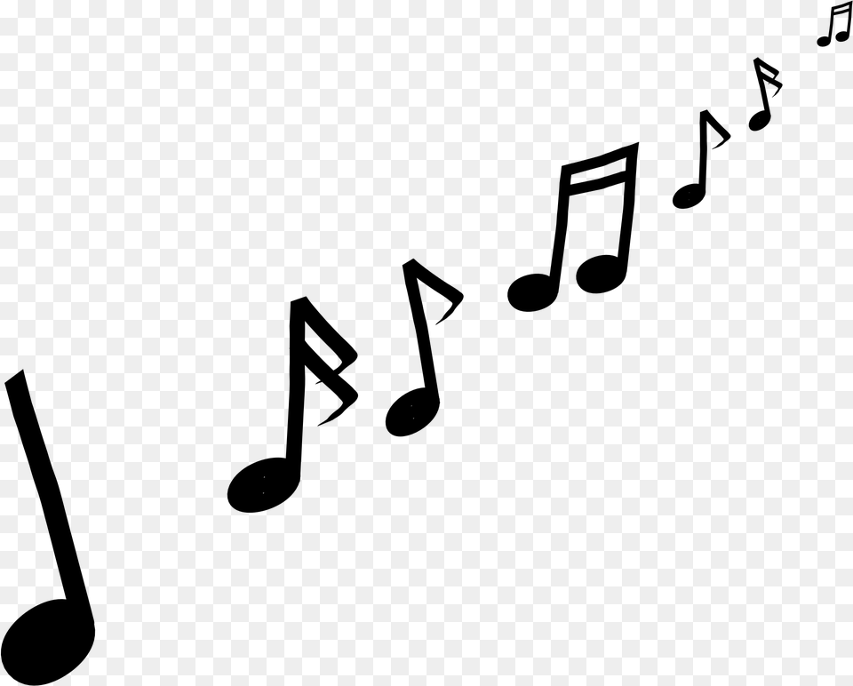 Imagenes De Notas De Musica Clipart Notas Musicales, Gray Free Png Download