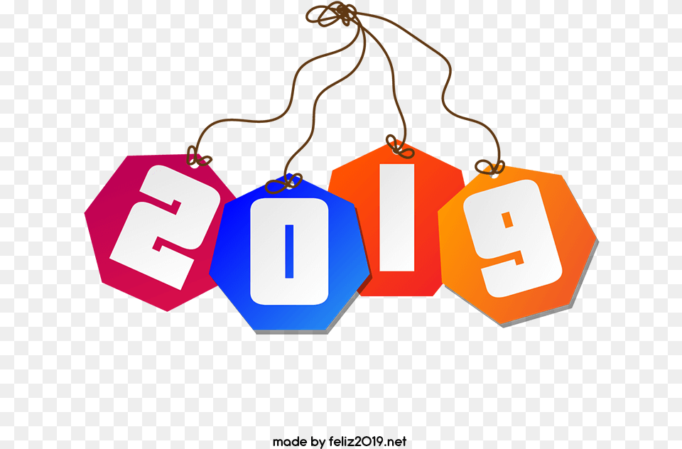Imagenes Feliz Nuevo 2019 En, Symbol, Text, Number Free Transparent Png