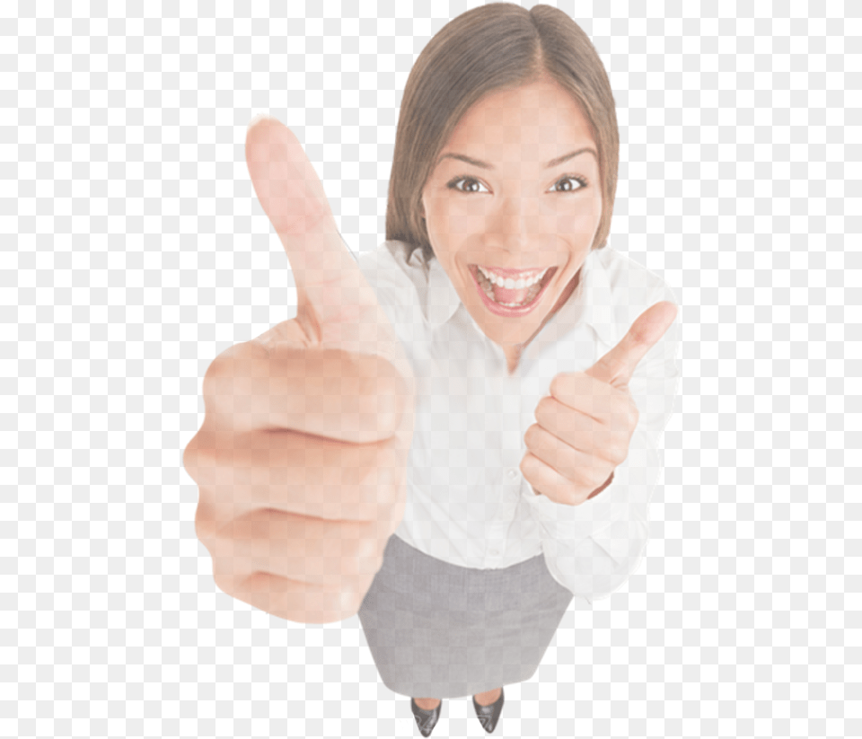 Imagenes Gratis De Mujer Feliz Con Pulgares Arriba, Hand, Body Part, Thumbs Up, Person Png Image