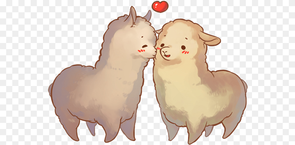 Imagenes Sin Fondo Kawaii Llama, Animal, Livestock, Mammal, Sheep Free Png Download