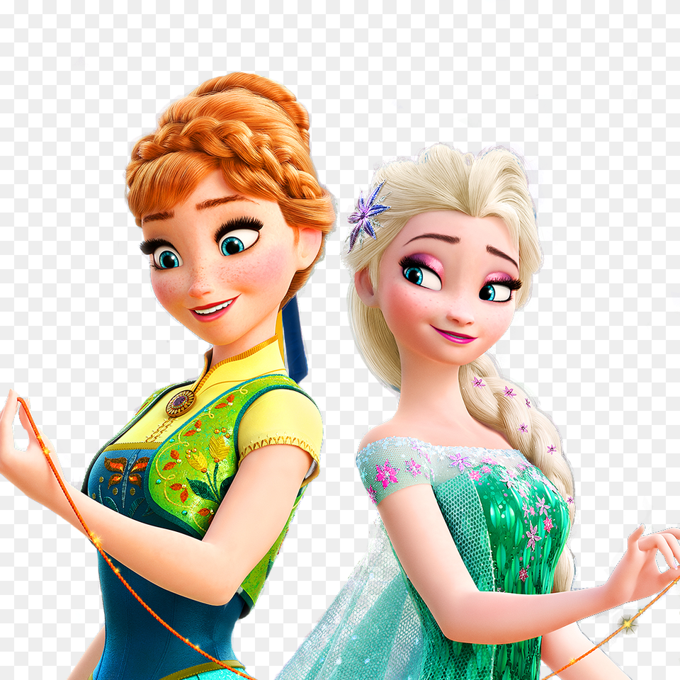 Imagens De Wallpaper Elsa Y Anna Frozen, Doll, Toy, Face, Head Free Png Download