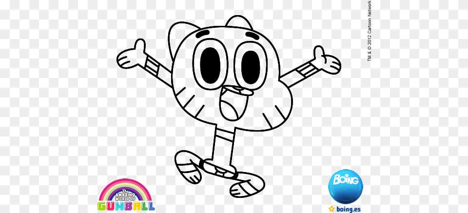 Imagens Do Gumball Para Colorir Free Png