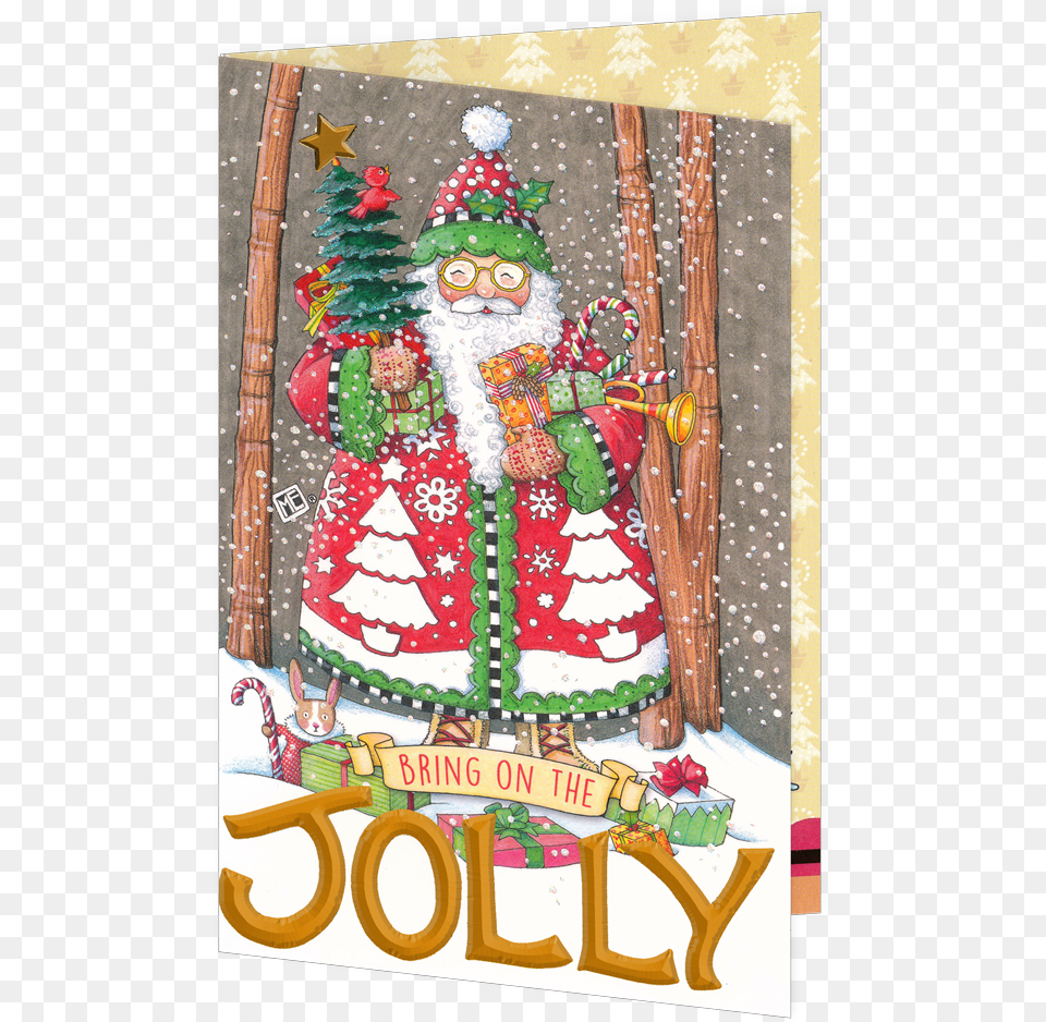 Images 1 2 Studio M Jolly Santa Holiday Garden Flag, Christmas, Christmas Decorations, Festival, Envelope Free Transparent Png