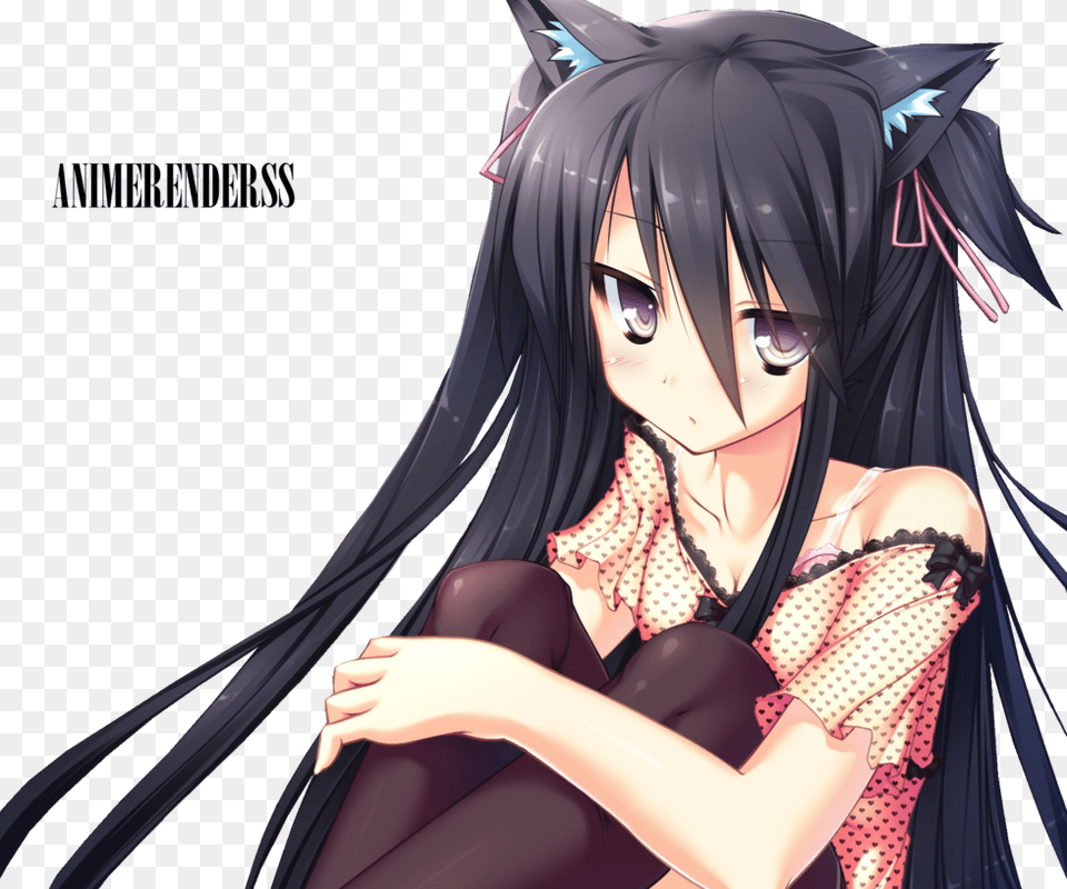 Images About Anime Render On We Heart It Anime Depressed Anime Girls, Adult, Publication, Person, Female Free Png Download
