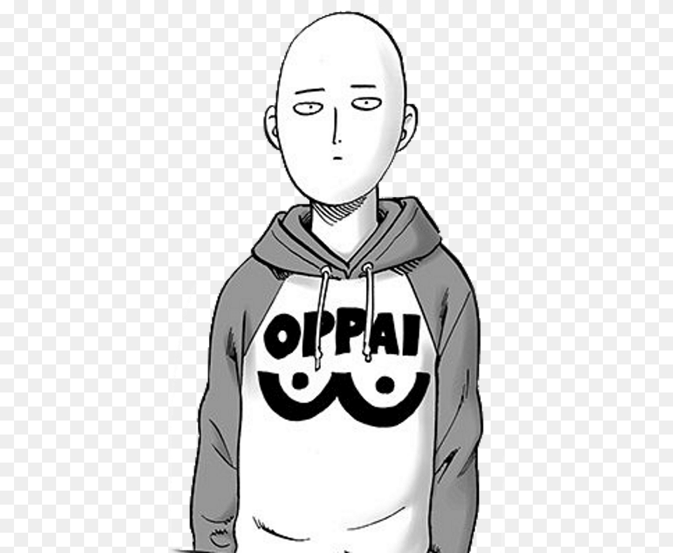 Images About Anime Saitama Black And White, Knitwear, Clothing, Sweatshirt, Sweater Free Transparent Png