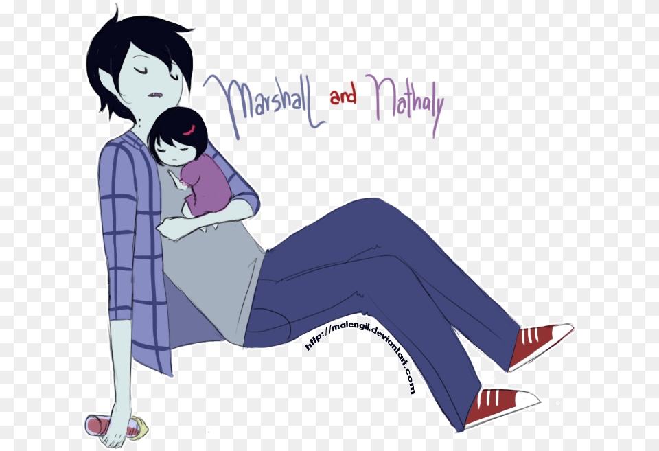 Images About Cartoon On We Heart It Marshall Lee And Fionna Pregnant, Publication, Book, Clothing, Comics Free Transparent Png