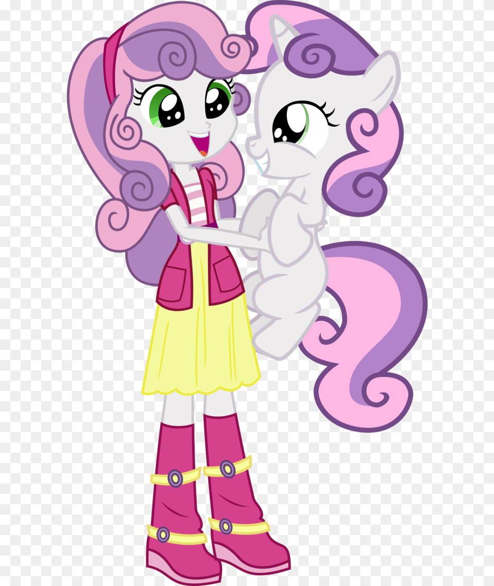 Images About Equestria Girls On We Heart It Sweetie Belle And Sweetie Belle, Purple, Publication, Graphics, Comics Free Png