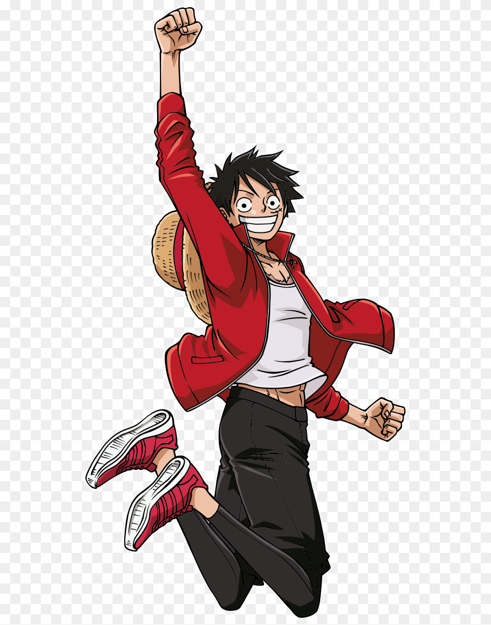 Images About Luffy On We Heart It One Piece Official Art Anime, Book, Comics, Publication, Person Free Png Download