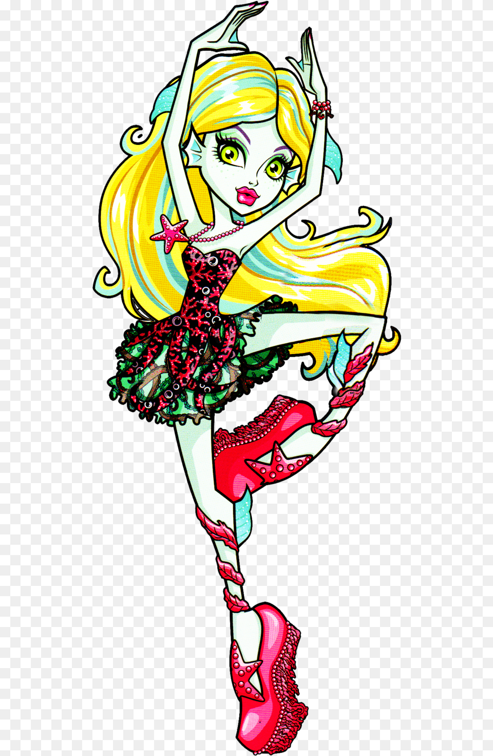 Images About Monster High On We Heart It Monster High Lagoona Dance, Book, Comics, Publication, Adult Free Png Download