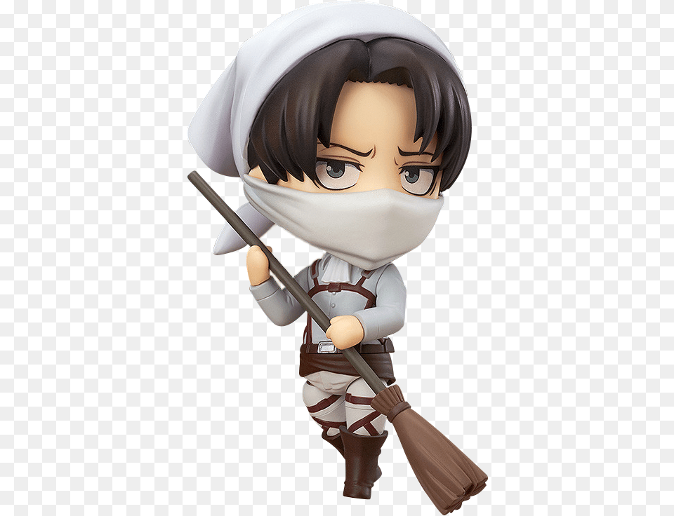 Images About Nendoroid Levi Cleaning Nendoroid, People, Person, Baby Free Transparent Png