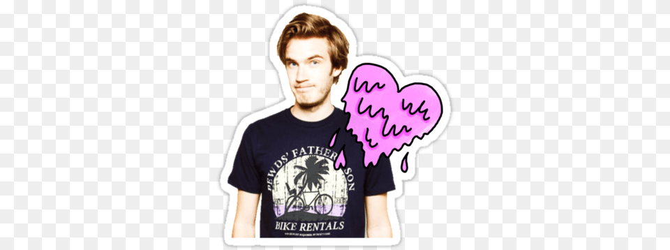 Images About Pewdiepie And Marzia Youtuber Punk Edits, Clothing, T-shirt, Shirt, Adult Free Transparent Png