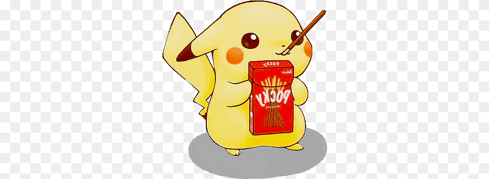 Images About Pikachu Lt3 On We Heart It Drawing Of Cute Pikachu Eating, Food, Ketchup Free Png