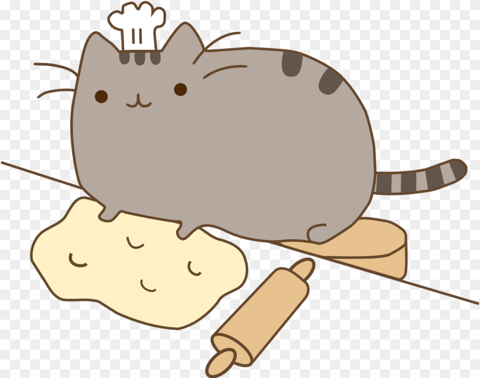 Images About Pusheen The Fatcat On We Heart It Pusheen Baking, Animal, Mammal, Fish, Sea Life Free Png Download
