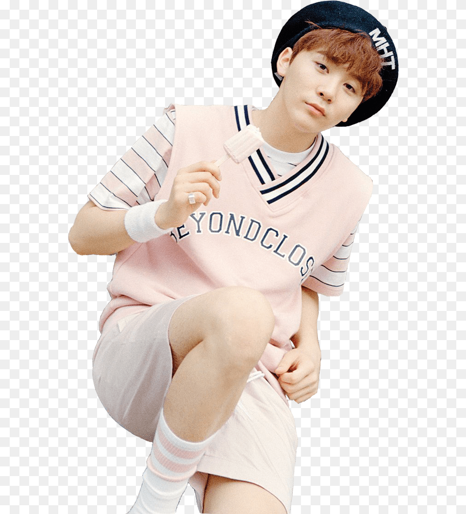 Images About Seventeen On We Heart It Seventeen Very Nice Seungkwan, Baseball Cap, Shorts, Person, Cap Free Png