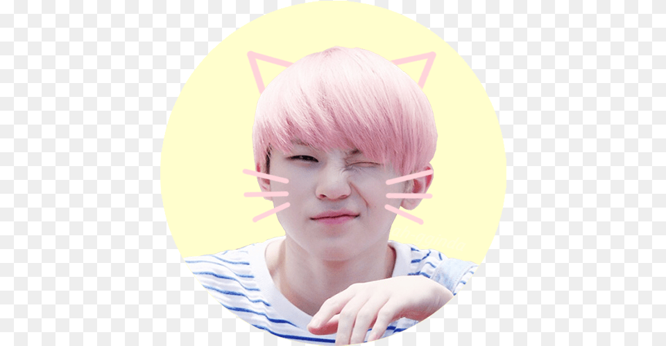 Images About Seventeen Seventeen Woozi Cat Aegyo, Baby, Face, Head, Person Png Image