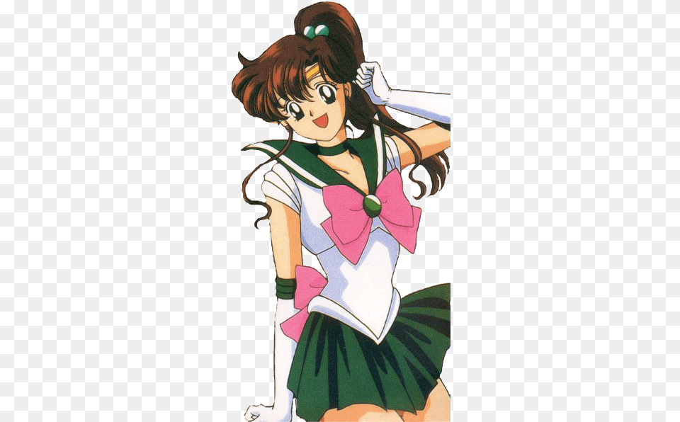 Images About Sticker Transparent Sailor Jupiter, Book, Clothing, Comics, Costume Png Image