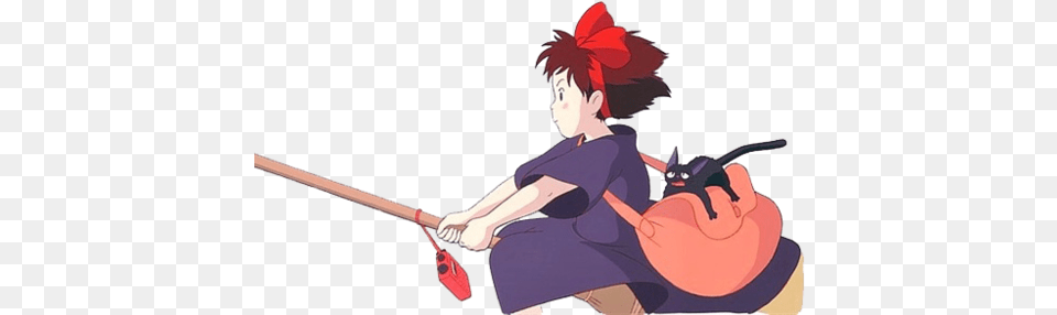 Images About Studio Ghibli On We Heart It Kiki39s Delivery Service, Adult, Person, Female, Woman Png Image