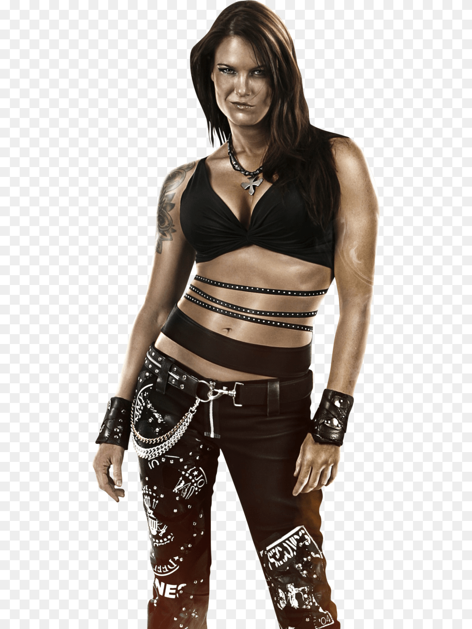 Images About Wwe On We Heart It Wwe 2k14 Lita, Woman, Adult, Person, Clothing Png