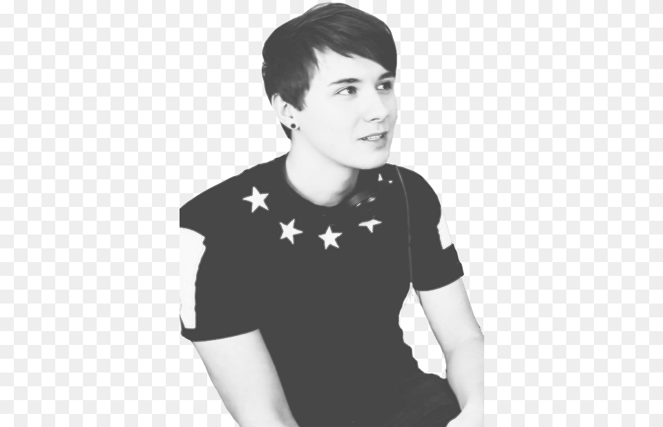 Images About Youtube On We Heart It Sad Dan Howell, Accessories, Necklace, T-shirt, Jewelry Png Image