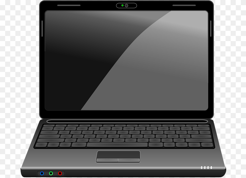 Images Black And Laptop Black And White Clipart, Computer, Electronics, Pc Free Png