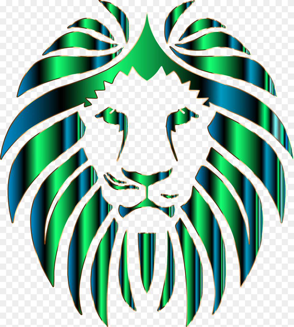 Images Cool Background Pictures Images Lion Face Transparent Background, Emblem, Symbol, Logo, Animal Png