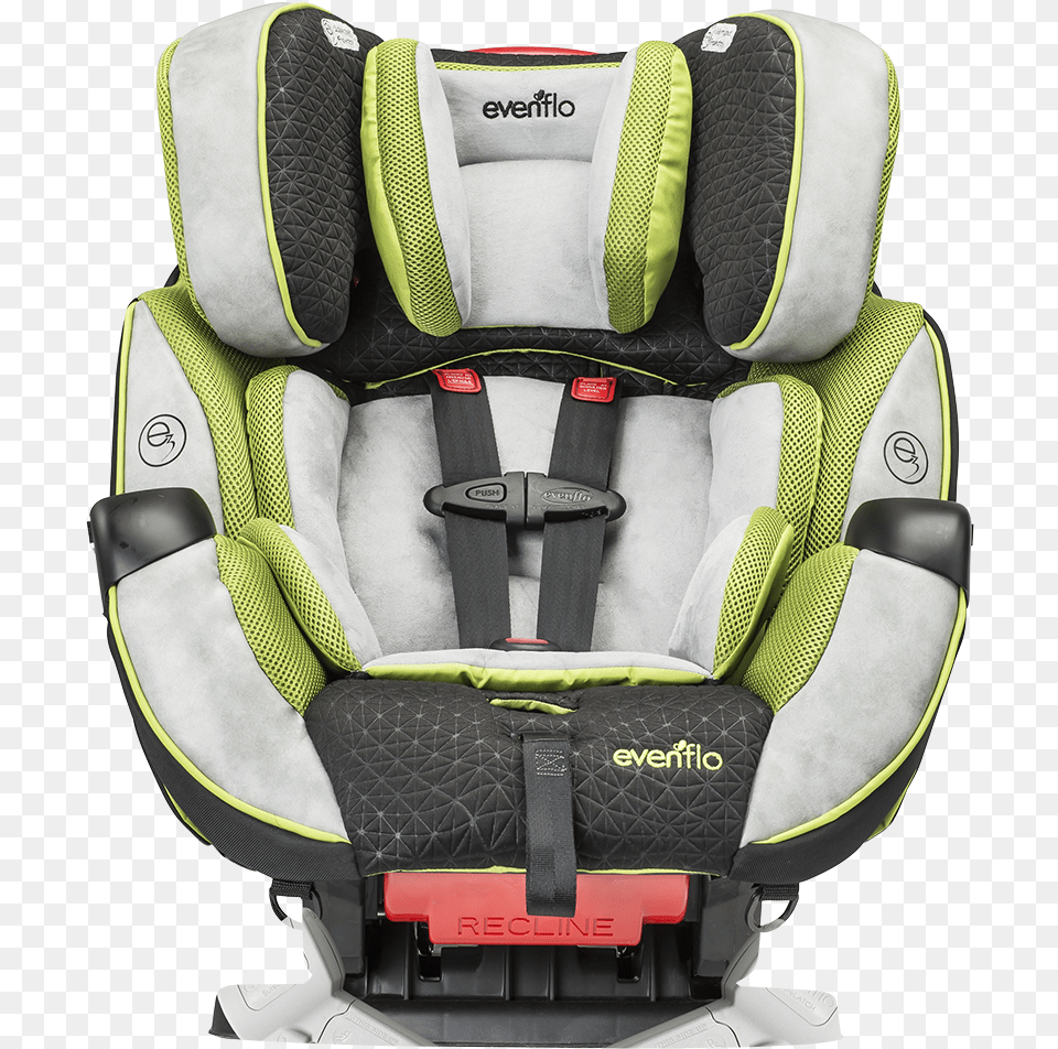 Images Evenflo Symphony Dlx 65 All In One Car Seat Green, Transportation, Vehicle, Car - Interior, Car Seat Free Png