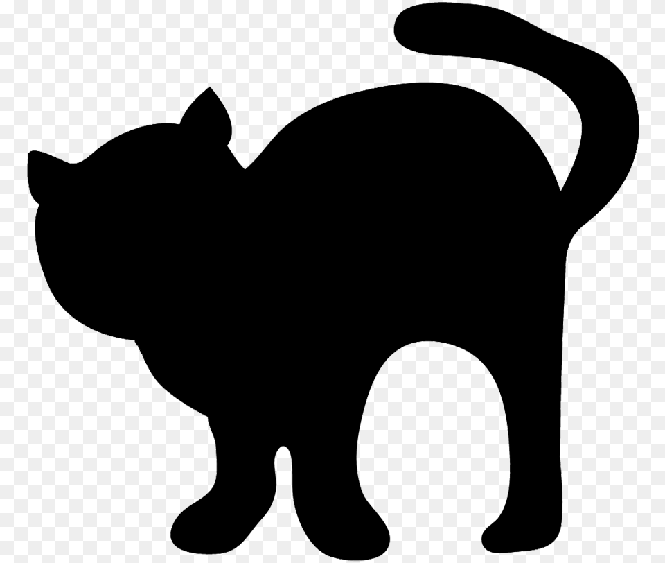Images For Cat Paws Clip Art, Silhouette, Animal, Mammal, Pet Free Png Download