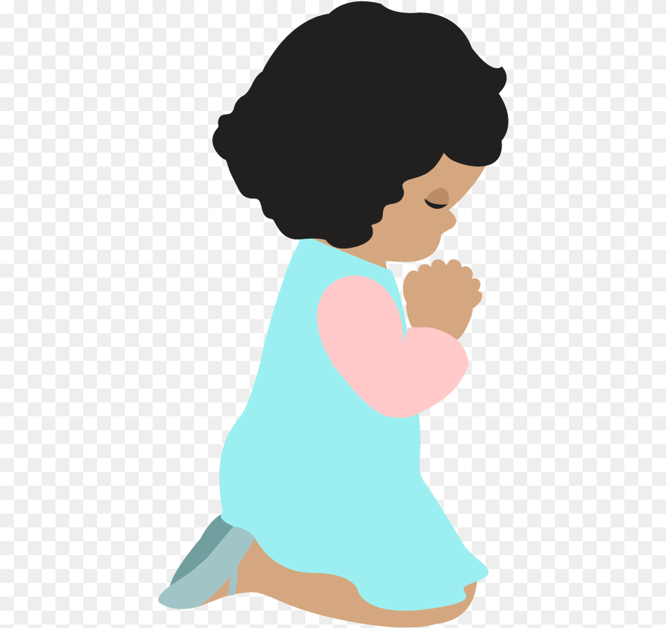 Images For Child Praying, Kneeling, Person, Adult, Female Free Png Download