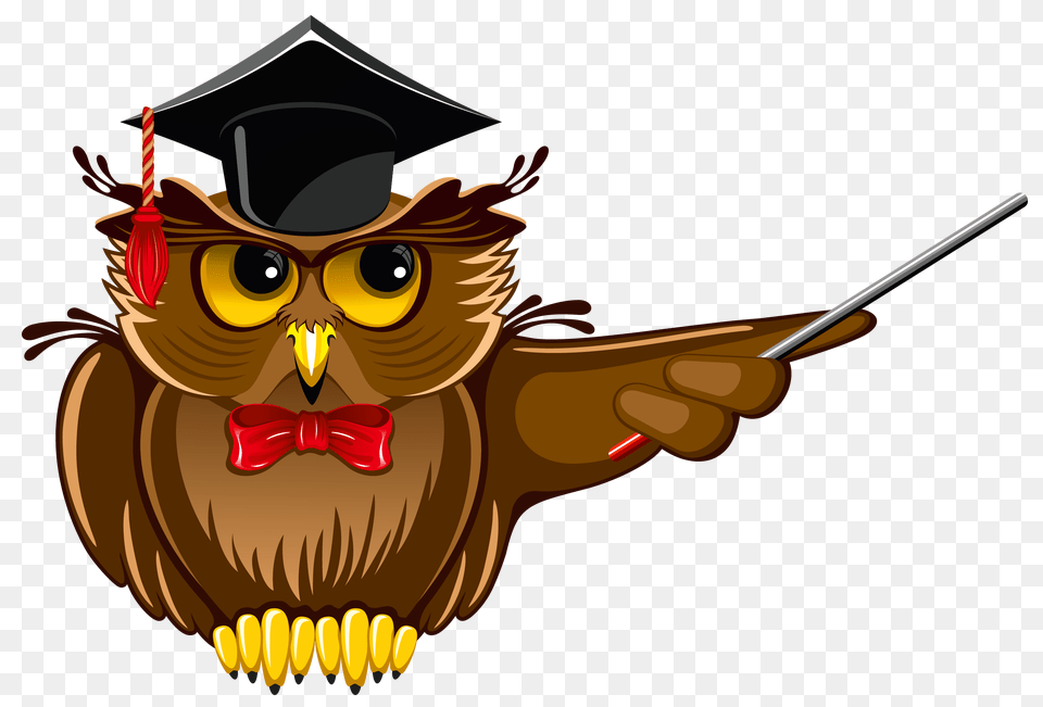 Images For Gt School Owl Clipart Art Owls Owl, People, Person, Graduation Free Png