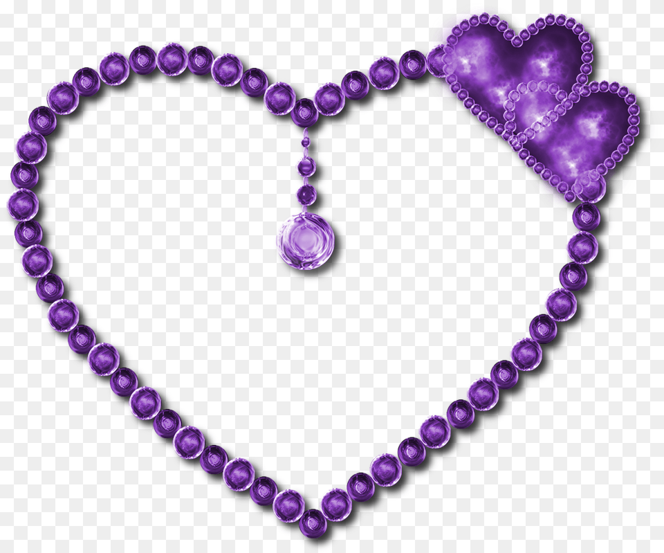 Images For Purple Hearts Clip Art Black And White Morse Code Bracelet, Accessories, Jewelry, Necklace, Gemstone Free Png Download