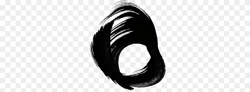 Images For These Circle Brush Strokes Illustration, Black Png Image